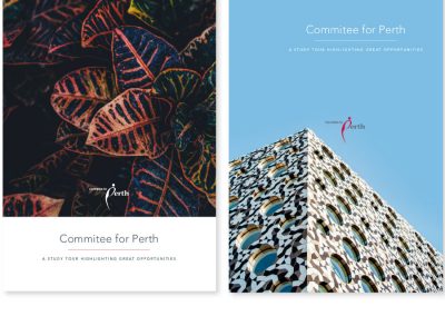 Committee for Perth report design Perth