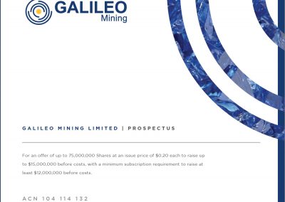 prospectus design Perth - Galileo