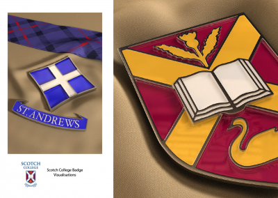 Scotch College badge visualisations